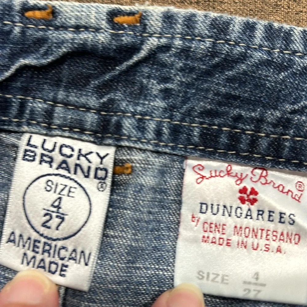 Lucky Brand Denim Maxi Skirt | Vintage Style | Size 4/27 | Side Slits - Picture 16 of 16